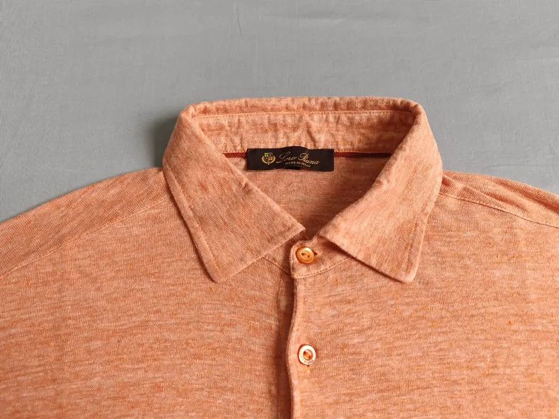 Loro Piana Loro Piana Linen Short Sleeve Polo Shirt Size US S / EU 44-46 / 1 - 2 Thumbnail