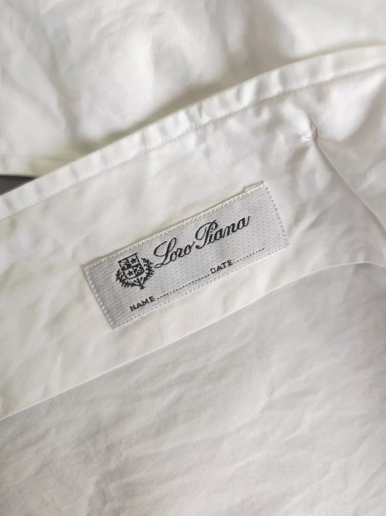 Loro Piana Loro Piana Men's Short Sleeve Shirt Size US M / EU 48-50 / 2 - 5 Thumbnail