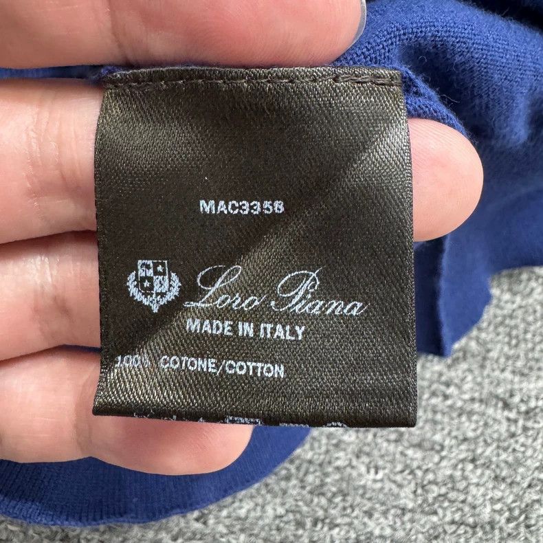 Loro Piana Loro Piana Short Sleeve Knit Top Size US XL / EU 56 / 4 - 3 Thumbnail