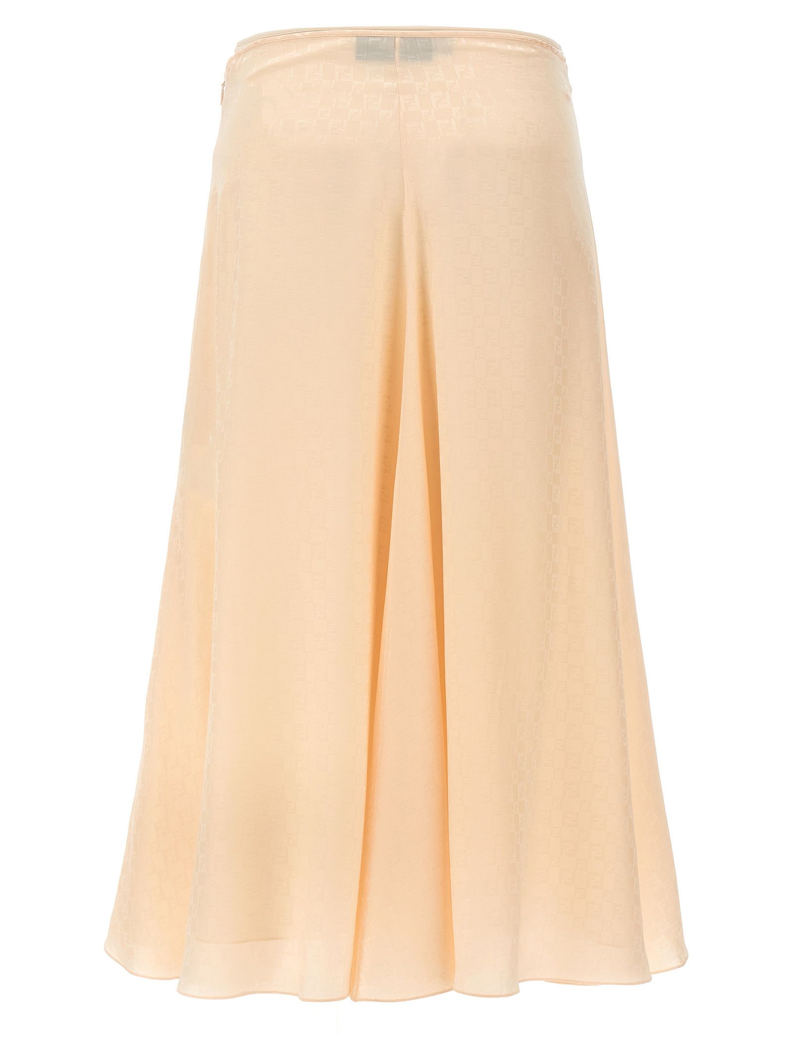 Fendi Ff Silk Skirt Size 28" / US 6 / IT 42 - 2 Thumbnail