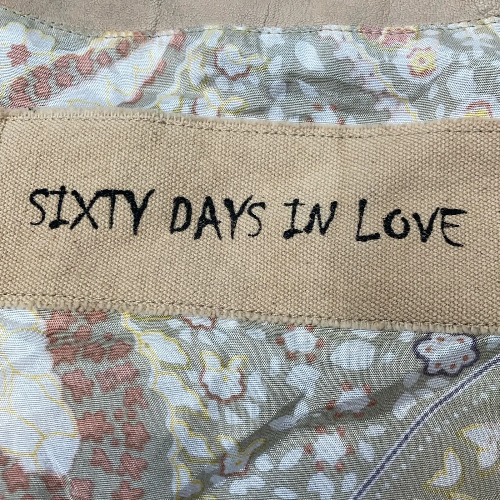 Sixty Sixty Days In Love Leather Jacket Size L / US 10 / IT 46 - 3 Thumbnail