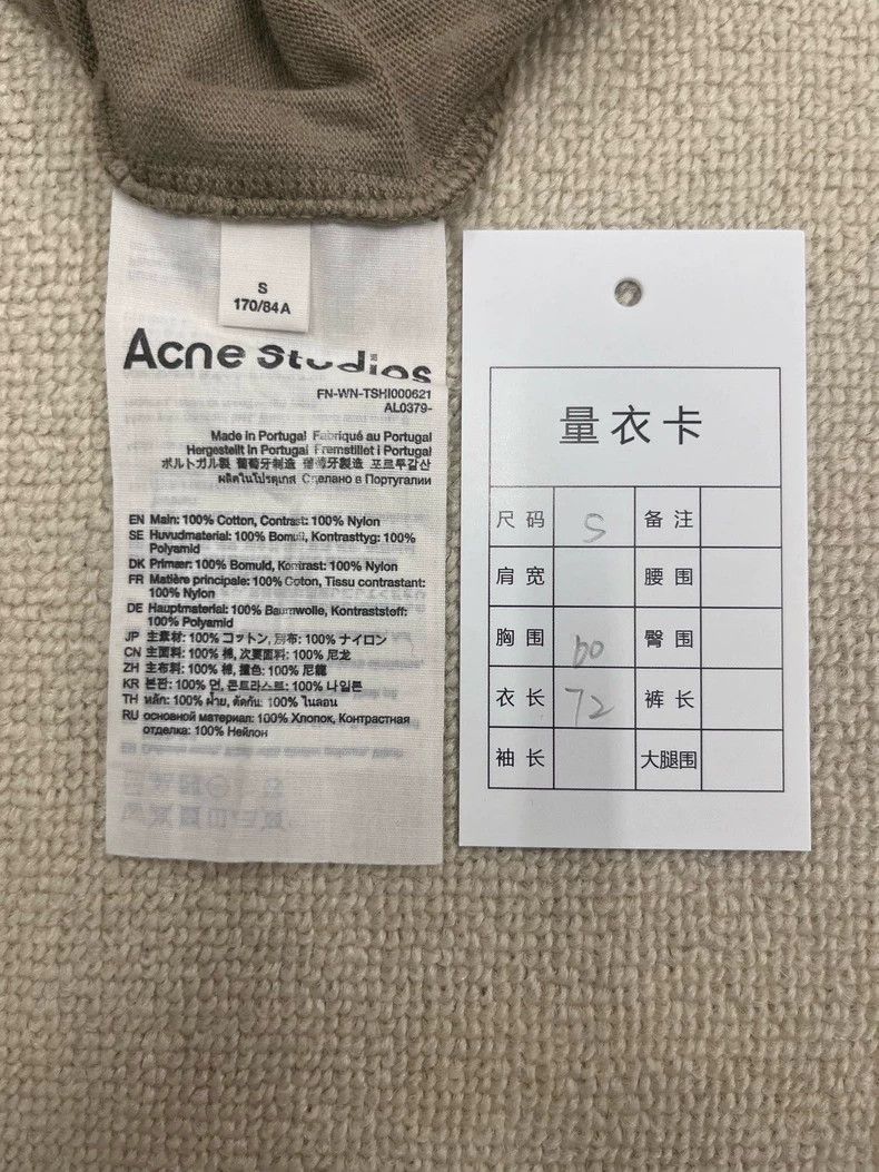 Acne Studios Acne Studios Layered Print Oversized Long Sleeve T-shirt-yf Size US S / EU 44-46 / 1 - 5 Thumbnail