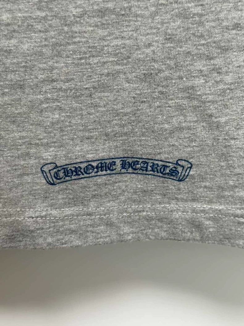 Chrome Hearts Chrome Hearts Gray Cross Long Sleeve Shirt-yf Size US S / EU 44-46 / 1 - 6 Thumbnail
