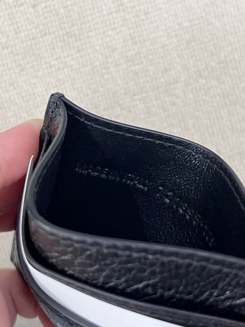 Balenciaga Balenciaga x Adidas Leather Card Holder-yf Size ONE SIZE - 6 Thumbnail