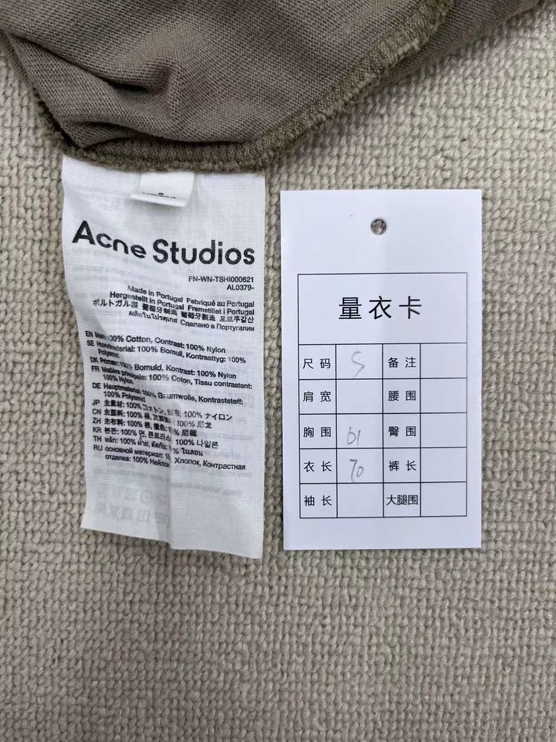 Acne Studios Acne Studios Layered Print Oversized Long Sleeve T-shirt-yf Size US S / EU 44-46 / 1 - 4 Thumbnail