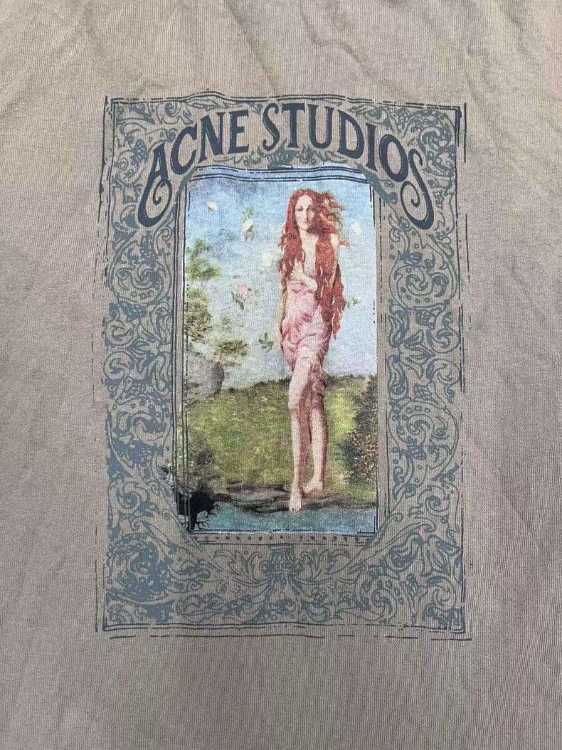 Acne Studios Acne Studios Layered Print Oversized Long Sleeve T-shirt-yf Size US S / EU 44-46 / 1 - 3 Thumbnail