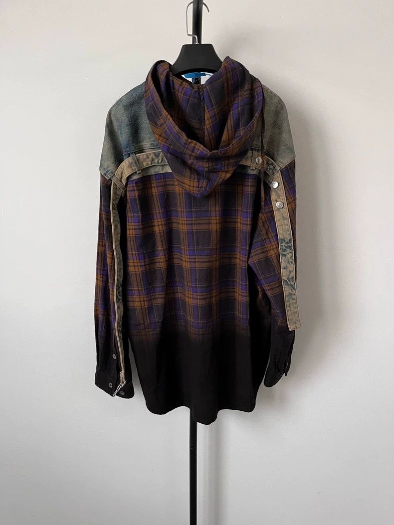 Acne Studios Acne Studios Denim Plaid Layered Jacket-yf Size US M / EU 48-50 / 2 - 2 Thumbnail