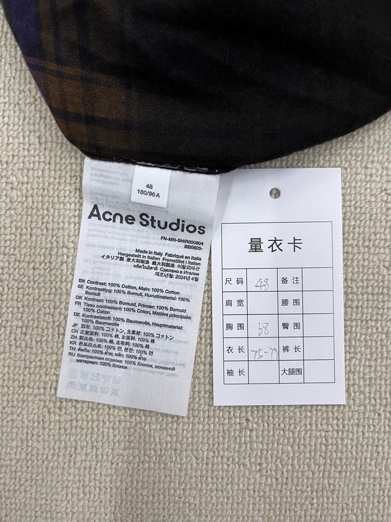 Acne Studios Acne Studios Denim Plaid Layered Jacket-yf Size US M / EU 48-50 / 2 - 4 Thumbnail