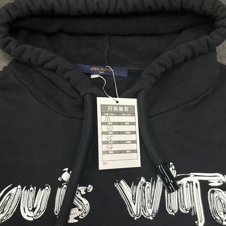 Louis Vuitton Louis Vuitton Graffiti Logo Hoodie-yf Size US M / EU 48-50 / 2 - 3 Thumbnail