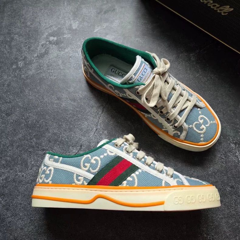Gucci Gucci Tennis Vintage Logo Sneakers-yf Size US 5 / EU 37 - 3 Thumbnail