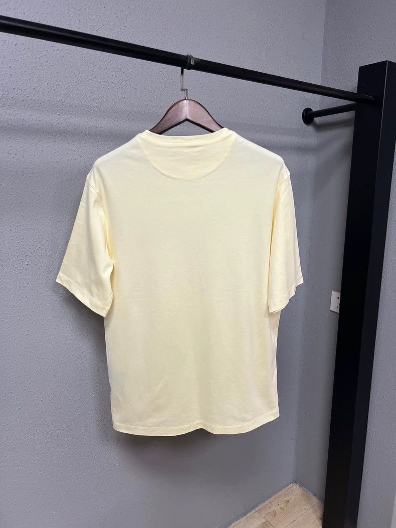 Prada Prada Beige Triangle Logo Short-Sleeve Tee-yf Size US M / EU 48-50 / 2 - 2 Thumbnail