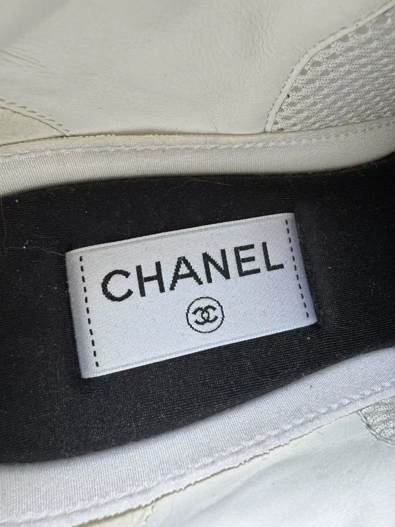 Chanel Chanel 23K Black Leather Sneakers-yf Size US 10.5 / EU 43-44 - 6 Thumbnail