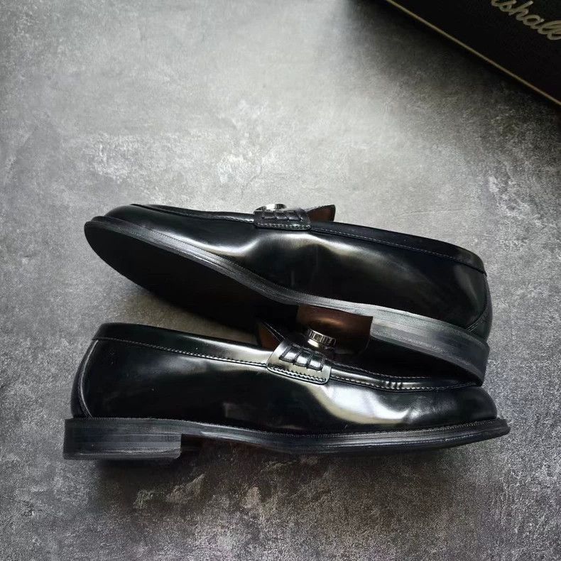 Dior Dior Granville Metal CD Buckle Loafers-yf Size US 9.5 / EU 42-43 - 2 Thumbnail