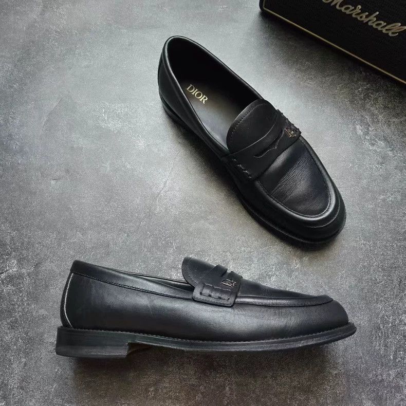 Dior Dior Granville Logo Leather Loafers-yf Size US 9.5 / EU 42-43 - 5 Thumbnail