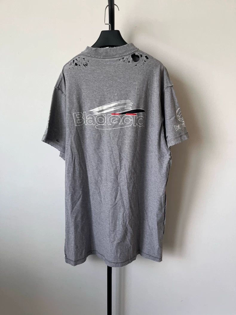Balenciaga Balenciaga AI Generated Distressed Tee-yf Size US M / EU 48-50 / 2 - 2 Thumbnail