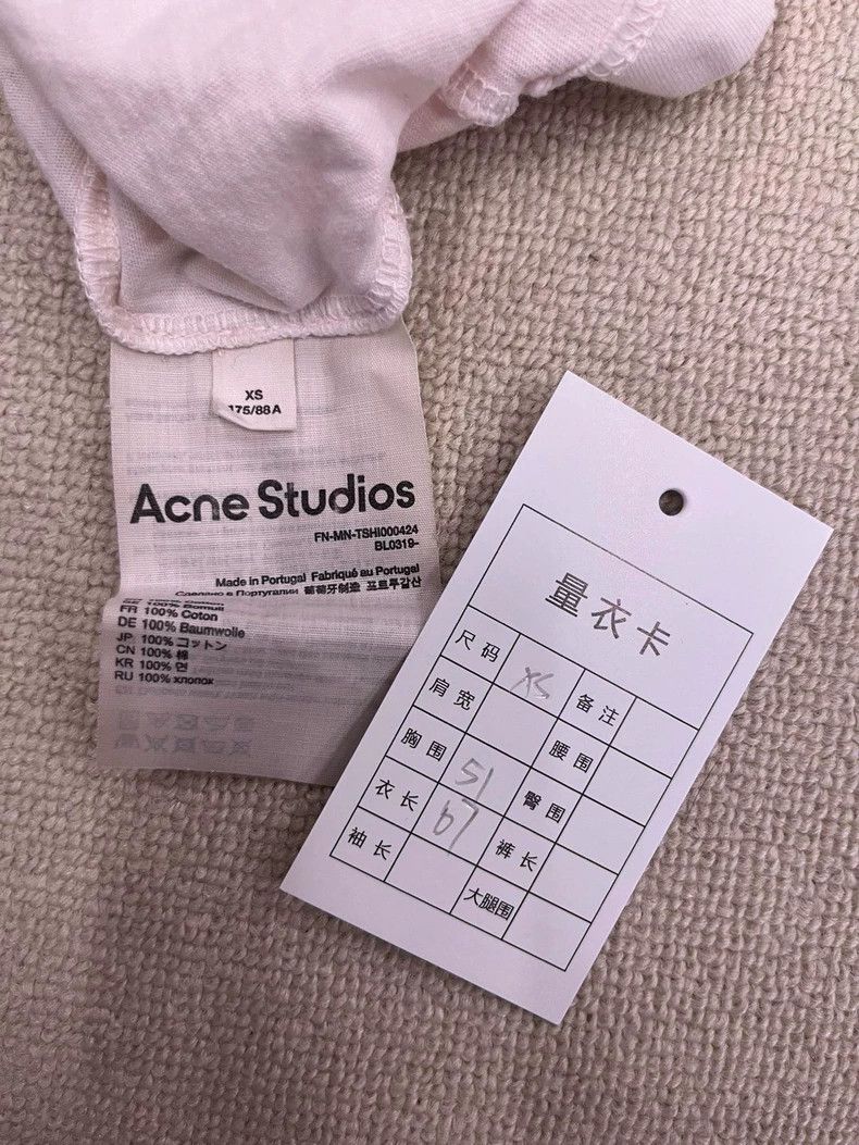 Acne Studios Acne Studios Logo Print Short Sleeve T-shirt-yf Size US XL / EU 56 / 4 - 5 Thumbnail