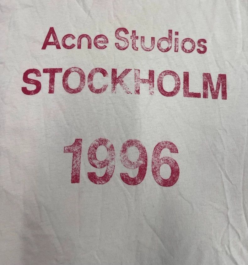 Acne Studios Acne Studios Logo Print Short Sleeve T-shirt-yf Size US XL / EU 56 / 4 - 3 Thumbnail