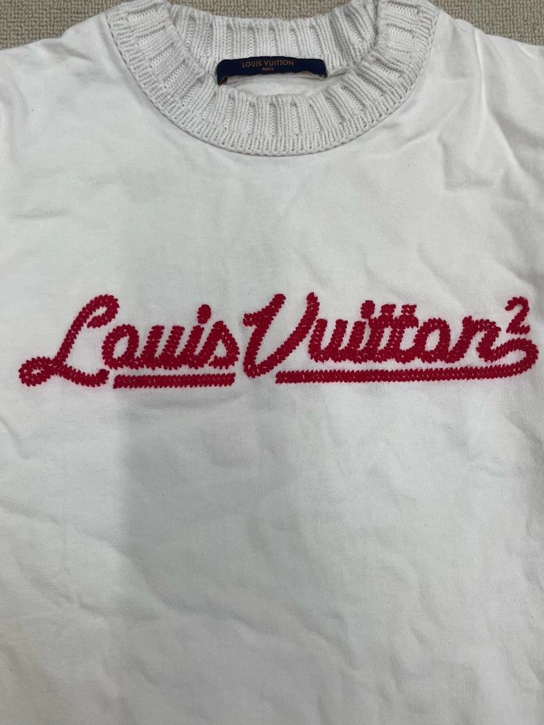 Louis Vuitton Louis Vuitton LV x Nigo Logo Embroidered T-Shirt-yf Size US S / EU 44-46 / 1 - 3 Thumbnail