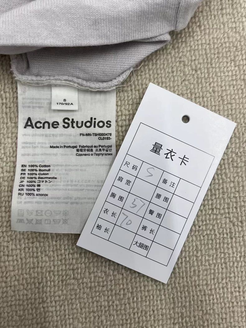 Acne Studios Acne Studios Logo Loose Short Sleeve T-shirt-yf Size US S / EU 44-46 / 1 - 4 Thumbnail