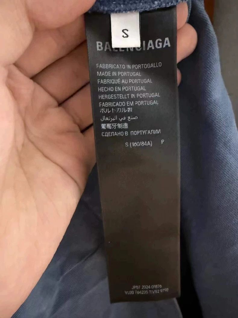Balenciaga Balenciaga Haze Blue Coke Print T-shirt-yf Size US S / EU 44-46 / 1 - 4 Thumbnail