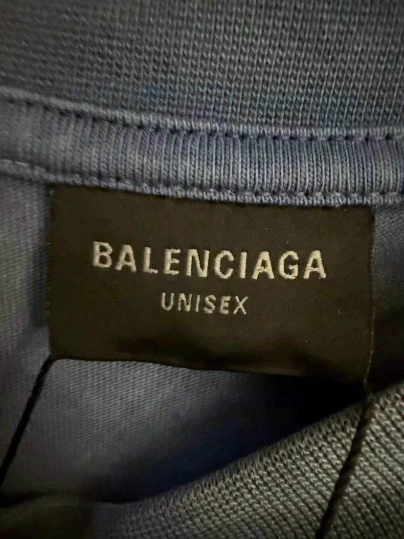Balenciaga Balenciaga Haze Blue Coke Print T-shirt-yf Size US S / EU 44-46 / 1 - 3 Thumbnail