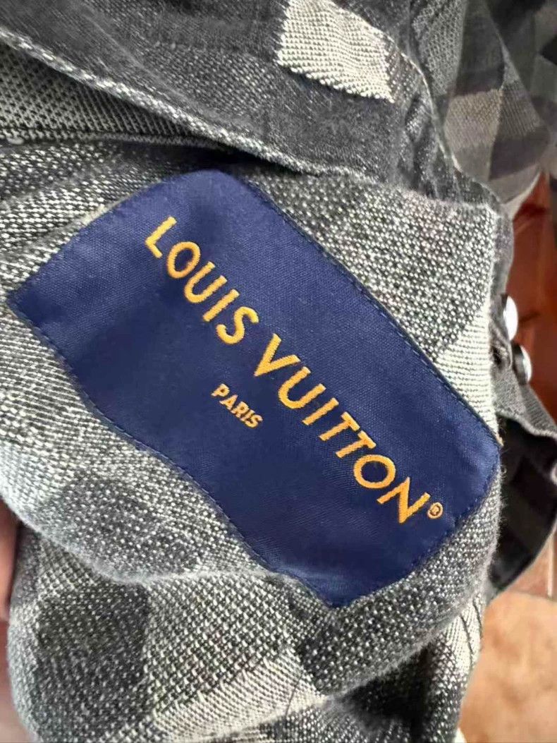 Louis Vuitton Louis Vuitton Checkerboard Denim Jacket-yf Size US L / EU 52-54 / 3 - 4 Thumbnail