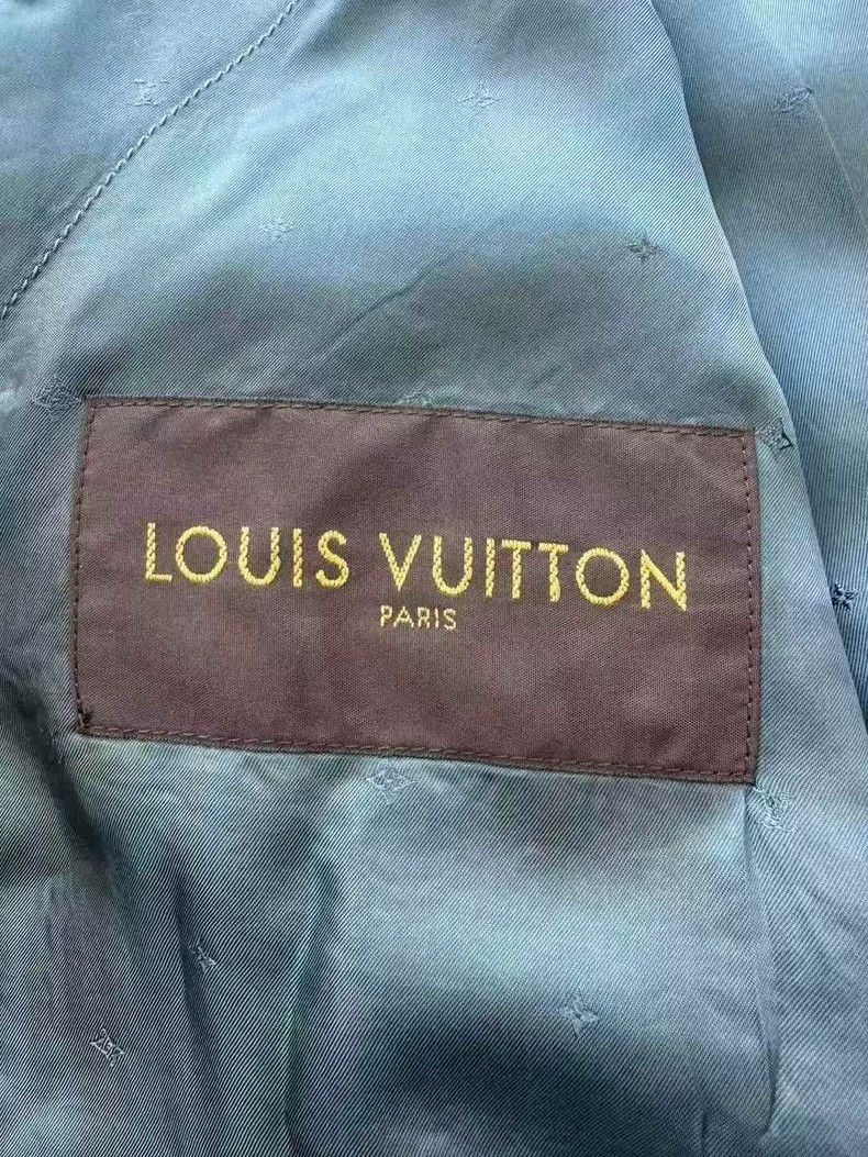 Louis Vuitton Louis Vuitton Embroidered Logo Silk Jacket-yf Size US L / EU 52-54 / 3 - 4 Thumbnail