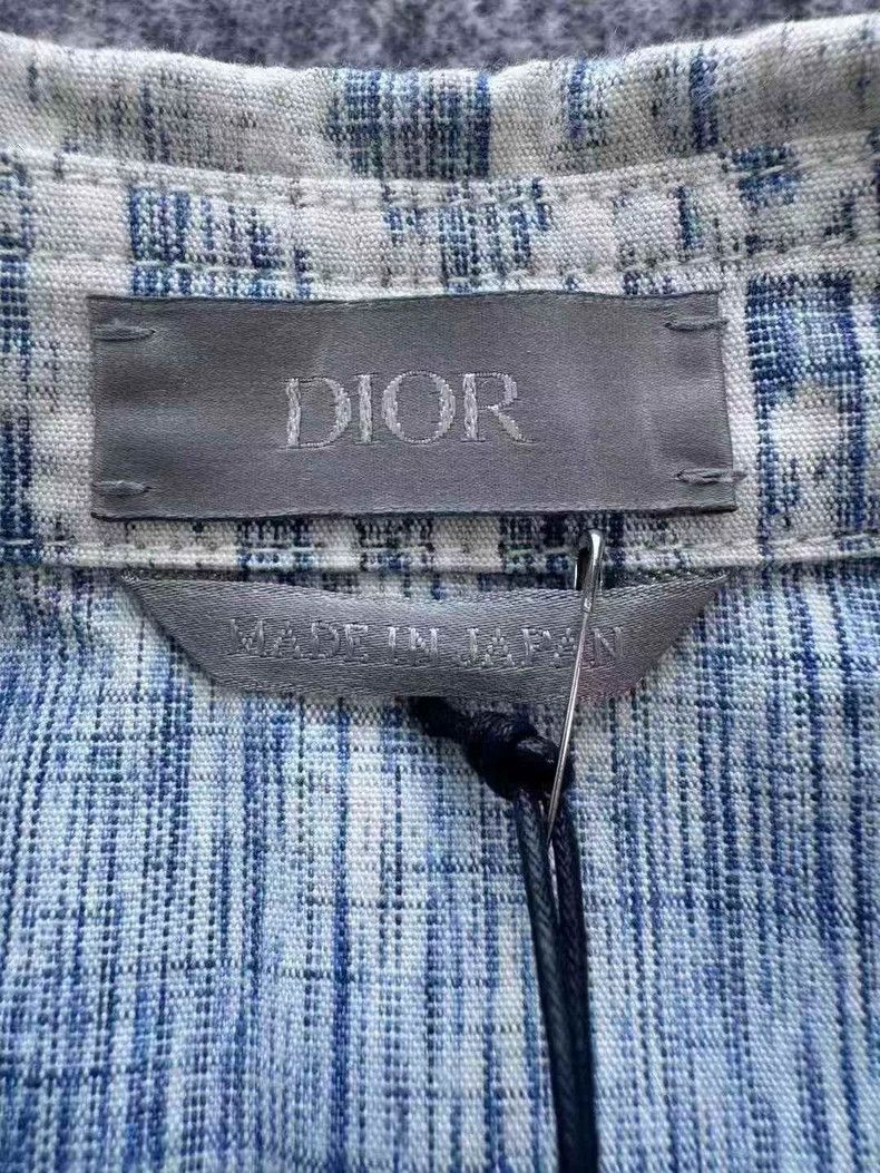 Dior Dior Blue All-Over Print Denim Shirt Jacket-yf Size US M / EU 48-50 / 2 - 4 Thumbnail