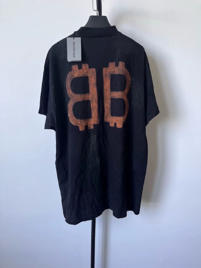 Balenciaga Balenciaga BB Logo Short Sleeve T-shirt-yf Size US M / EU 48-50 / 2 - 2 Thumbnail