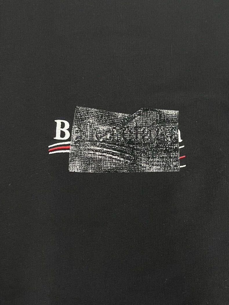 Balenciaga Balenciaga Coke Tape Hooded Sweatshirt-yf Size US M / EU 48-50 / 2 - 3 Thumbnail
