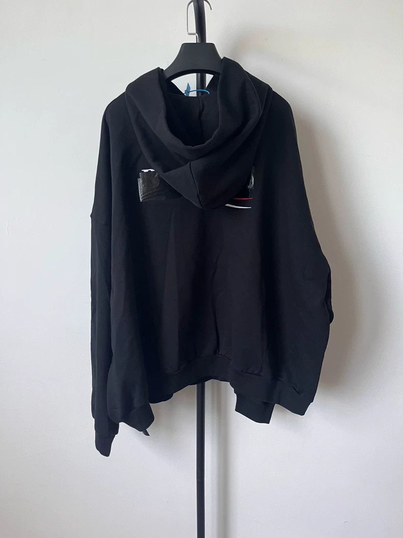 Balenciaga Balenciaga Coke Tape Hooded Sweatshirt-yf Size US M / EU 48-50 / 2 - 2 Thumbnail