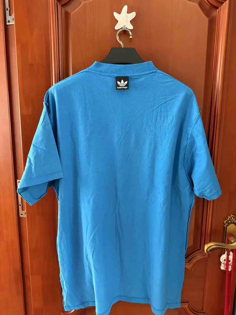 Balenciaga Balenciaga x Adidas Short Sleeve Tee-yf Size US M / EU 48-50 / 2 - 2 Thumbnail
