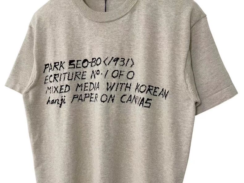 Louis Vuitton Louis Vuitton x Park Seo Bo Knit Slogan Tee-yf Size US XS / EU 42 / 0 - 2 Thumbnail