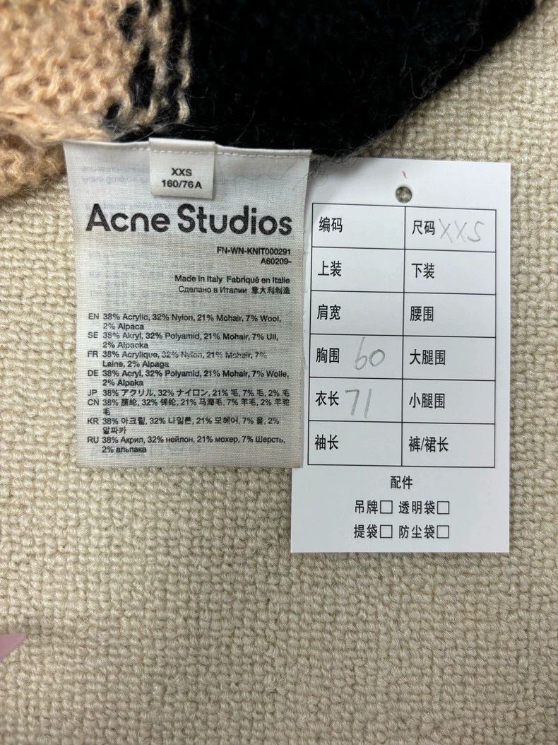 Acne Studios Acne Studios Distressed Striped Sweater-yf Size US XXS / EU 40 - 5 Thumbnail