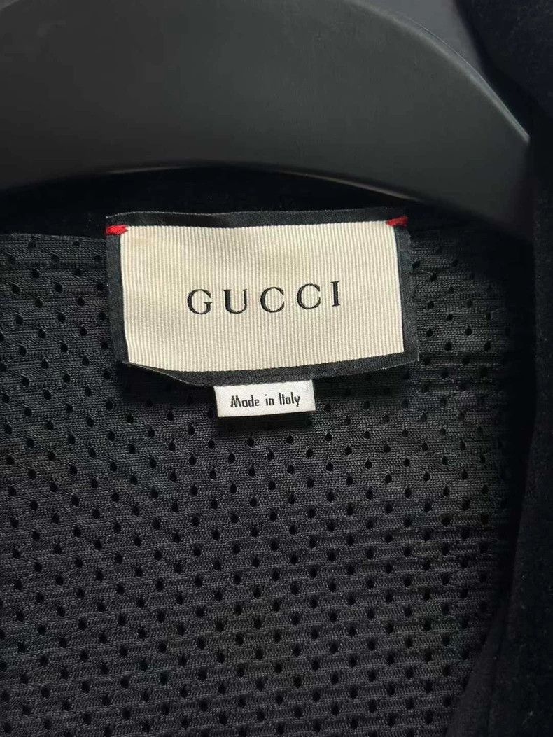 Gucci Gucci Black Velvet Logo Embroidery Jacket-yf Size US M / EU 48-50 / 2 - 4 Thumbnail