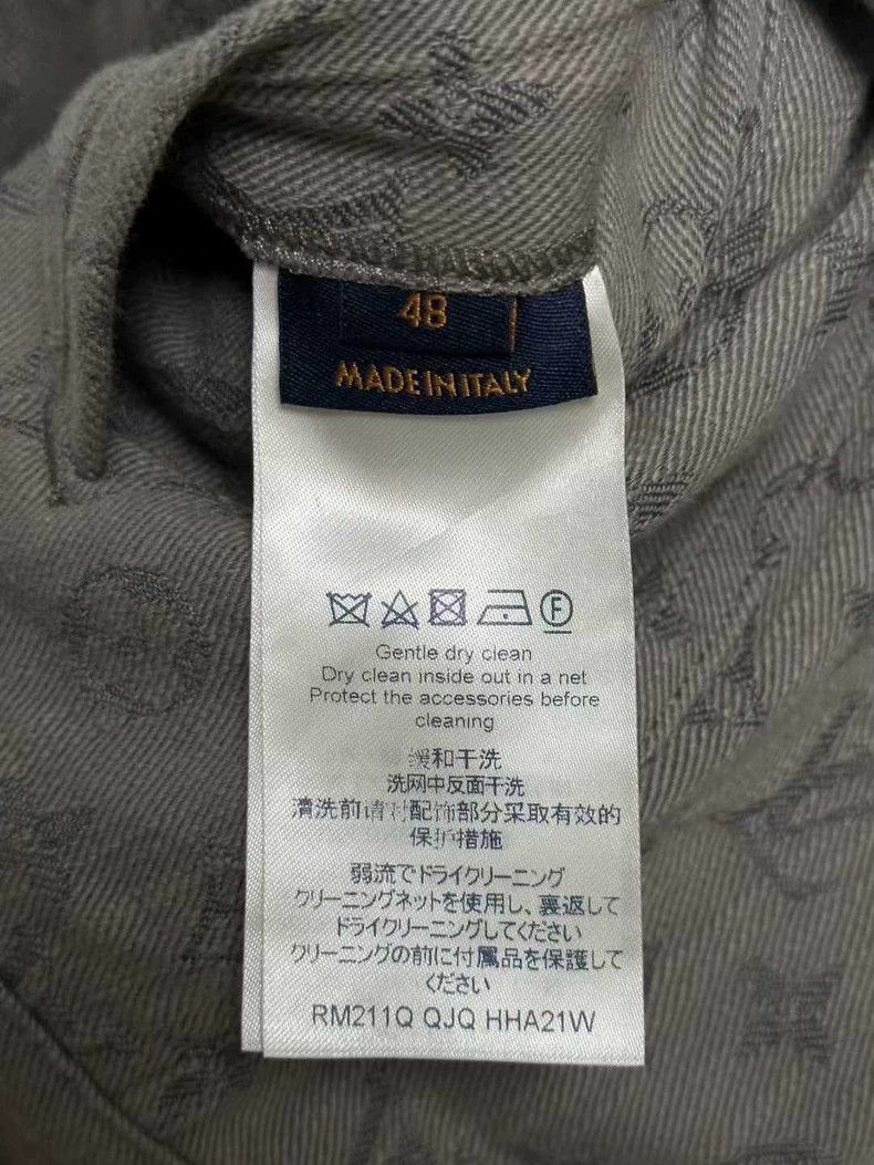 Louis Vuitton Louis Vuitton Gray Monogram Denim Jacket-yf Size US M / EU 48-50 / 2 - 7 Thumbnail