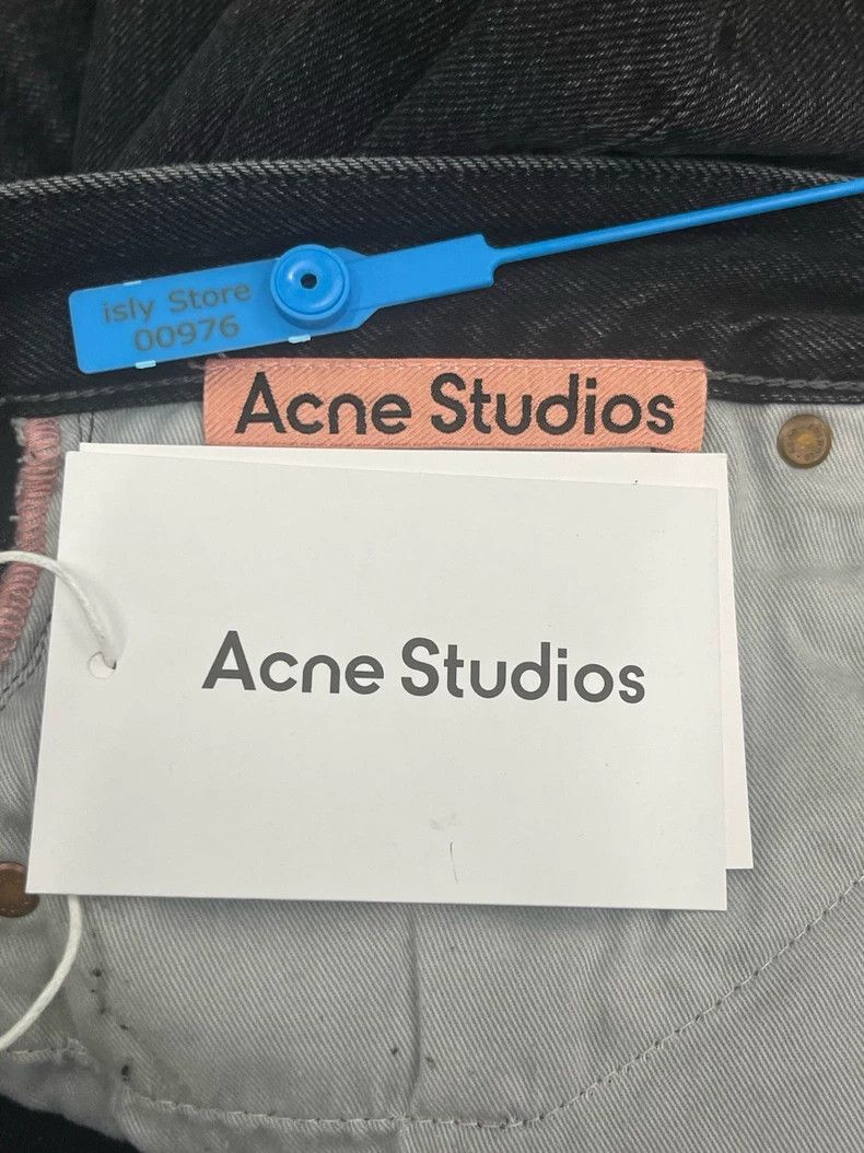 Vintage Acne Studios Black Wide-Leg Jeans-yf Size US 32 / EU 48 - 4 Thumbnail