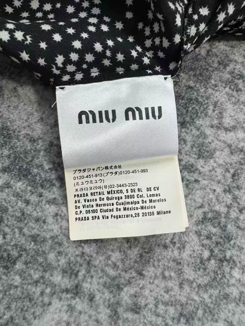Miu Miu Miu Miu Star Print Silk Dress-yf Size US 42 / EU 58 - 5 Thumbnail