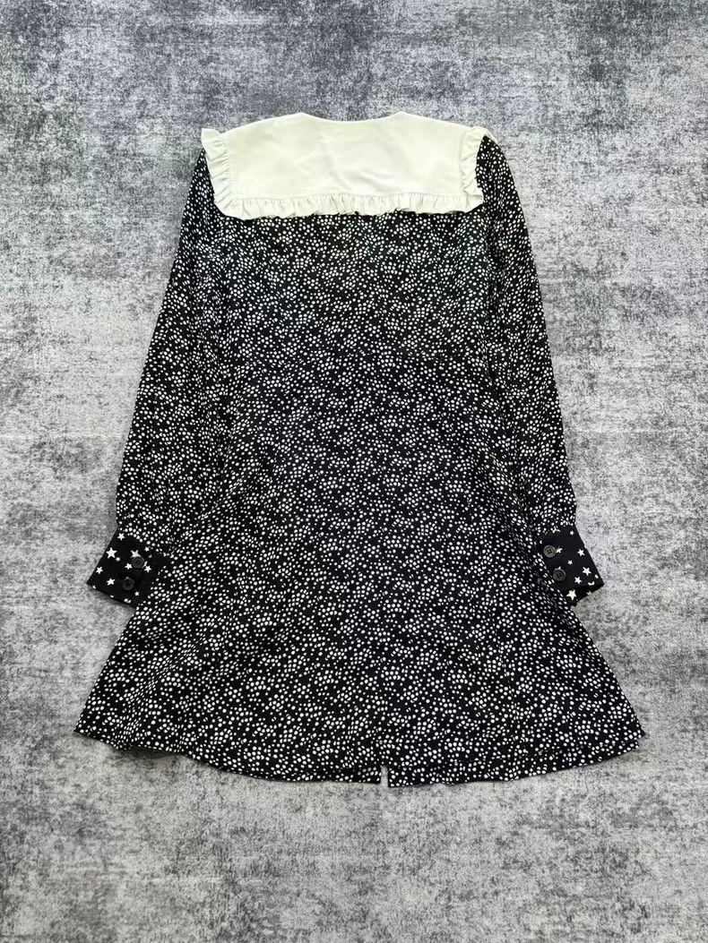 Miu Miu Miu Miu Star Print Silk Dress-yf Size US 42 / EU 58 - 2 Thumbnail