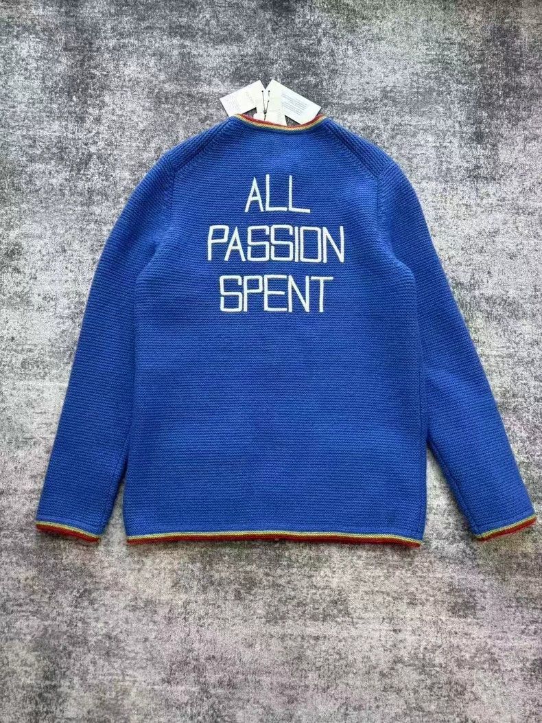 Gucci Gucci Blue Wool Preppy Style Jacket-yf Size US M / EU 48-50 / 2 - 2 Thumbnail