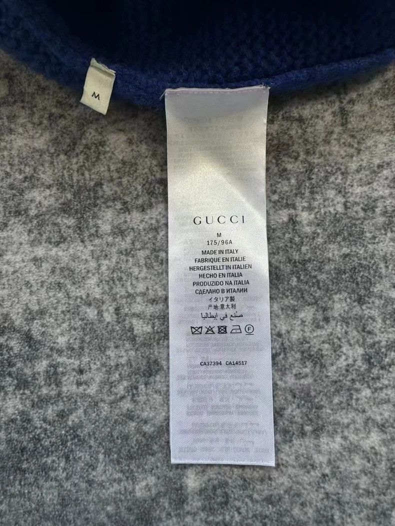 Gucci Gucci Blue Wool Preppy Style Jacket-yf Size US M / EU 48-50 / 2 - 7 Thumbnail