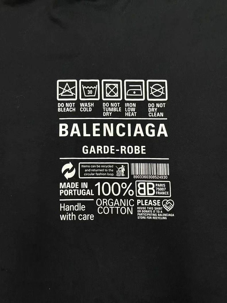 Balenciaga Balenciaga Logo Graphic Short Sleeve T-Shirt-yf Size US S / EU 44-46 / 1 - 3 Thumbnail