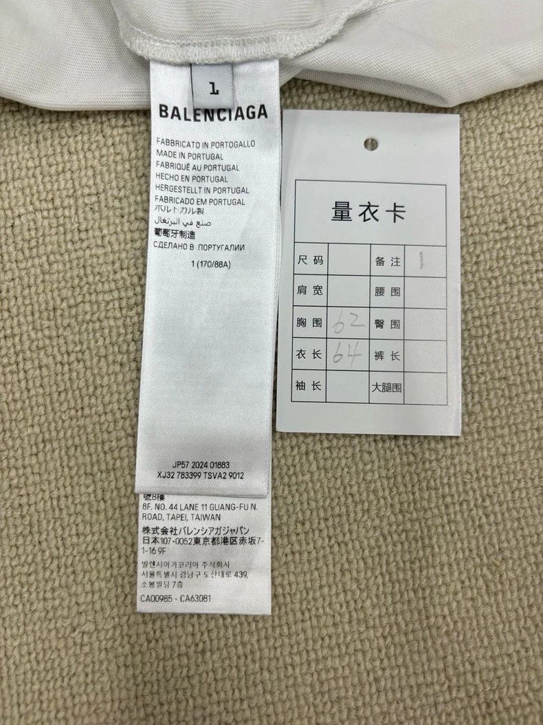 Balenciaga Balenciaga Logo Patch Short Sleeve T-Shirt-yf Size US M / EU 48-50 / 2 - 5 Thumbnail