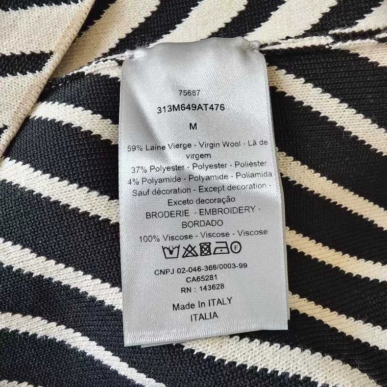 Dior Dior Logo Print High Neck Zip Knit-yf Size US M / EU 48-50 / 2 - 4 Thumbnail