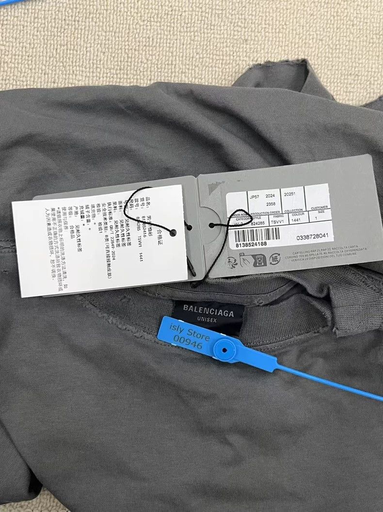 Balenciaga Balenciaga Letter Print Short Sleeve T-Shirt-yf Size US M / EU 48-50 / 2 - 5 Thumbnail