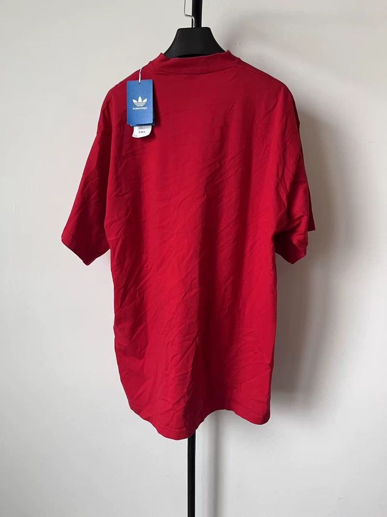 Balenciaga Balenciaga x adidas Logo Print Short Sleeve T-Shirt-yf Size US M / EU 48-50 / 2 - 2 Thumbnail