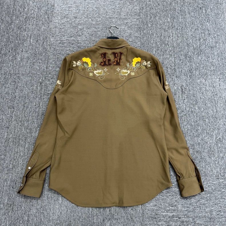 Louis Vuitton Louis Vuitton Floral Embroidered Shirt-yf Size US XL / EU 56 / 4 - 2 Thumbnail