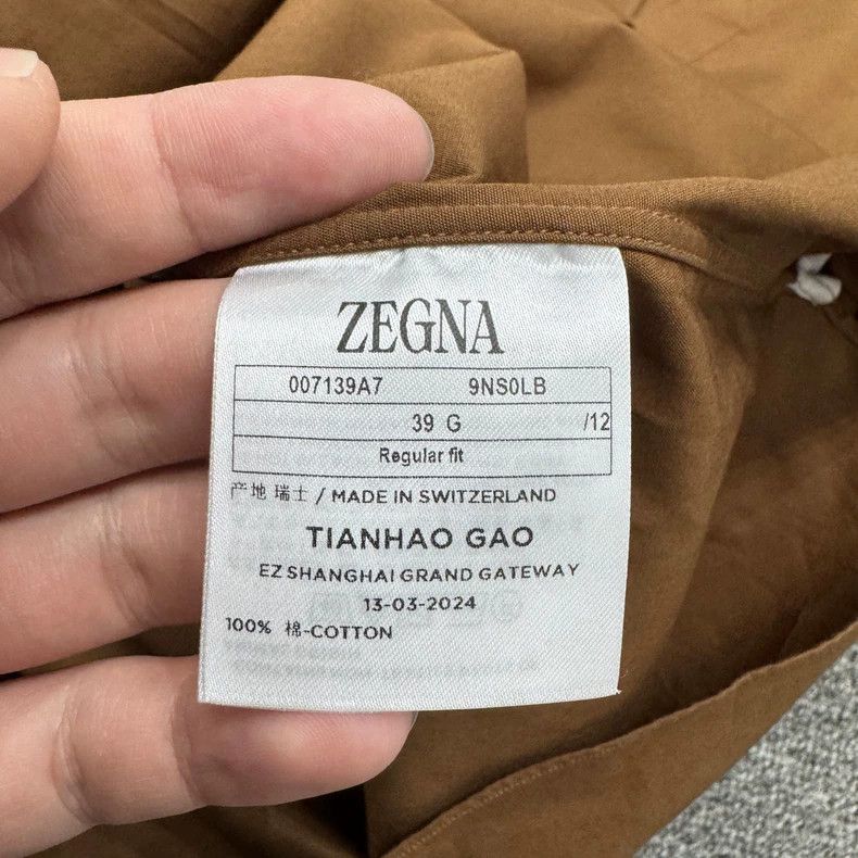 Ermenegildo Zegna Zegna XXX Series Solid Color Shirt-yf Size US M / EU 48-50 / 2 - 4 Thumbnail