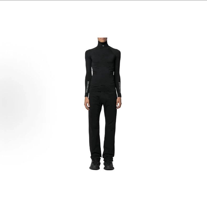 Balenciaga Balenciaga Slim Fit Knit Long Sleeve-yf Size US S / EU 44-46 / 1 - 3 Thumbnail