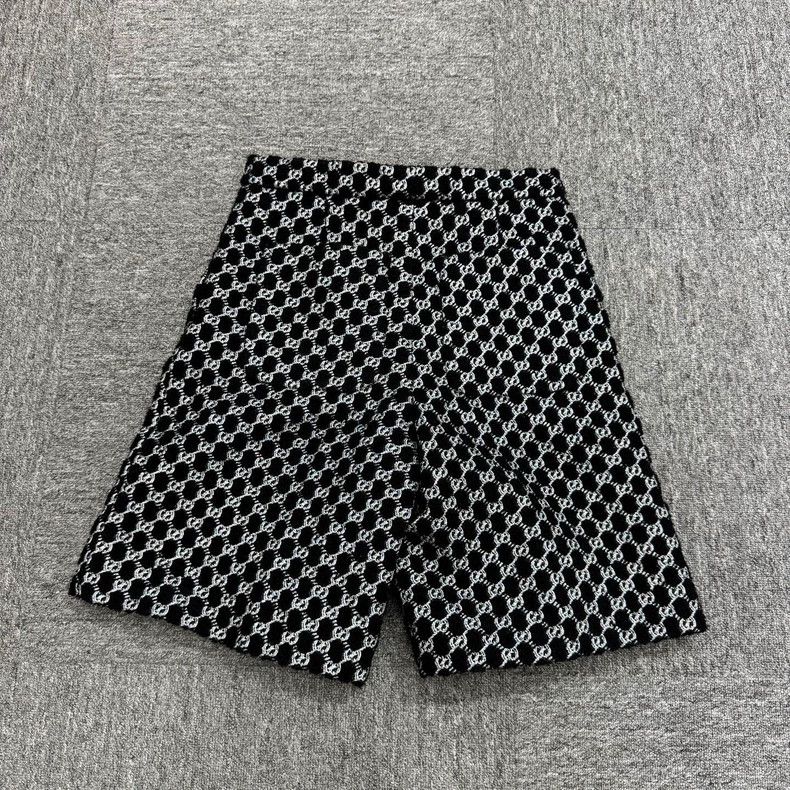 Gucci 25ss Double G Print Shorts-yf